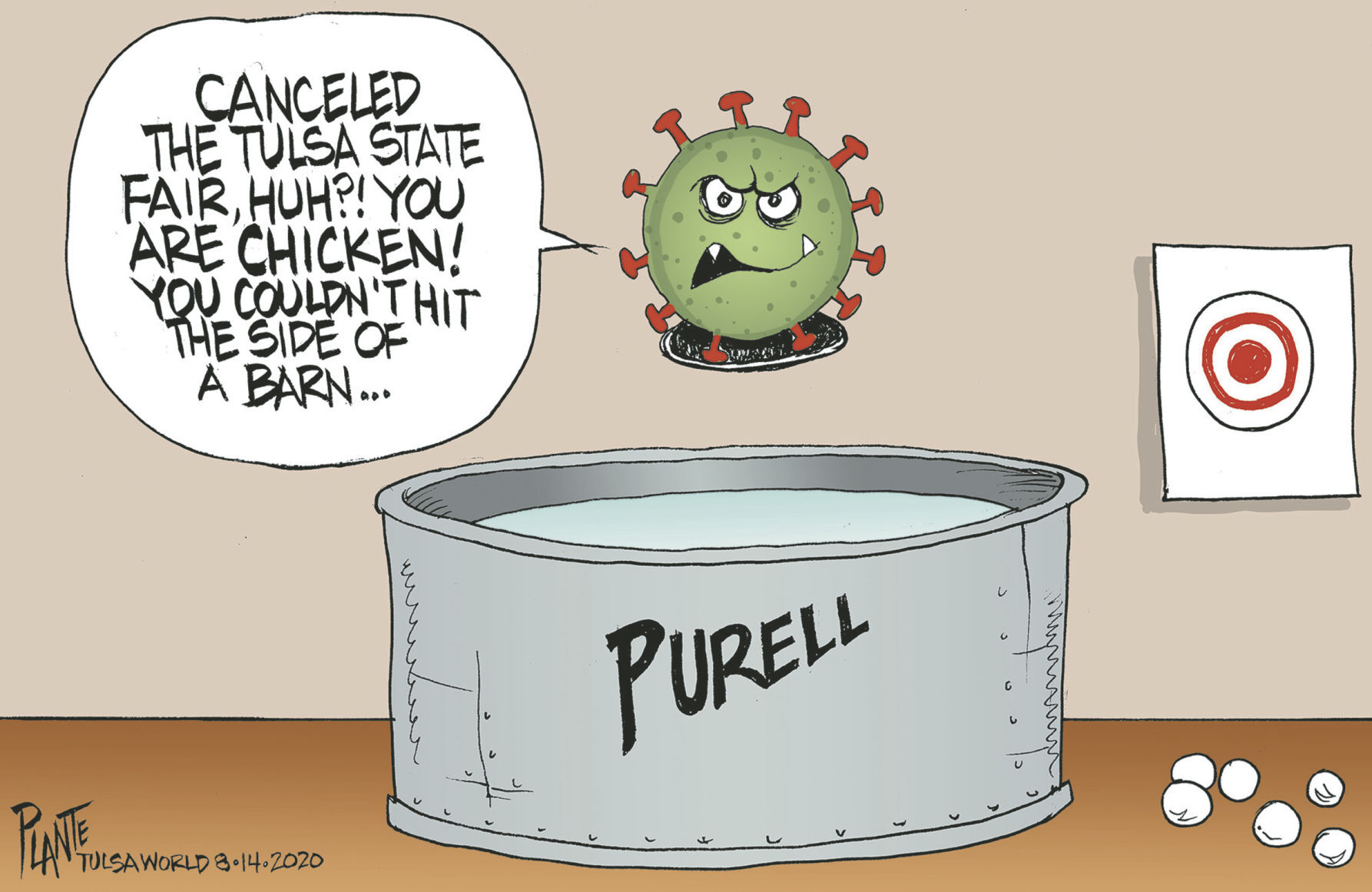 Bruce Plante Cartoon: Tulsa State Fair